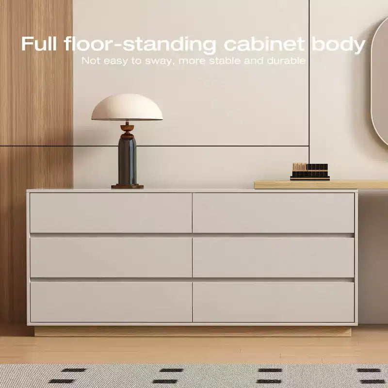 Coiffeuse escamotable, commode et armoire de rangement Mid-Century Modern, couleur bois naturel