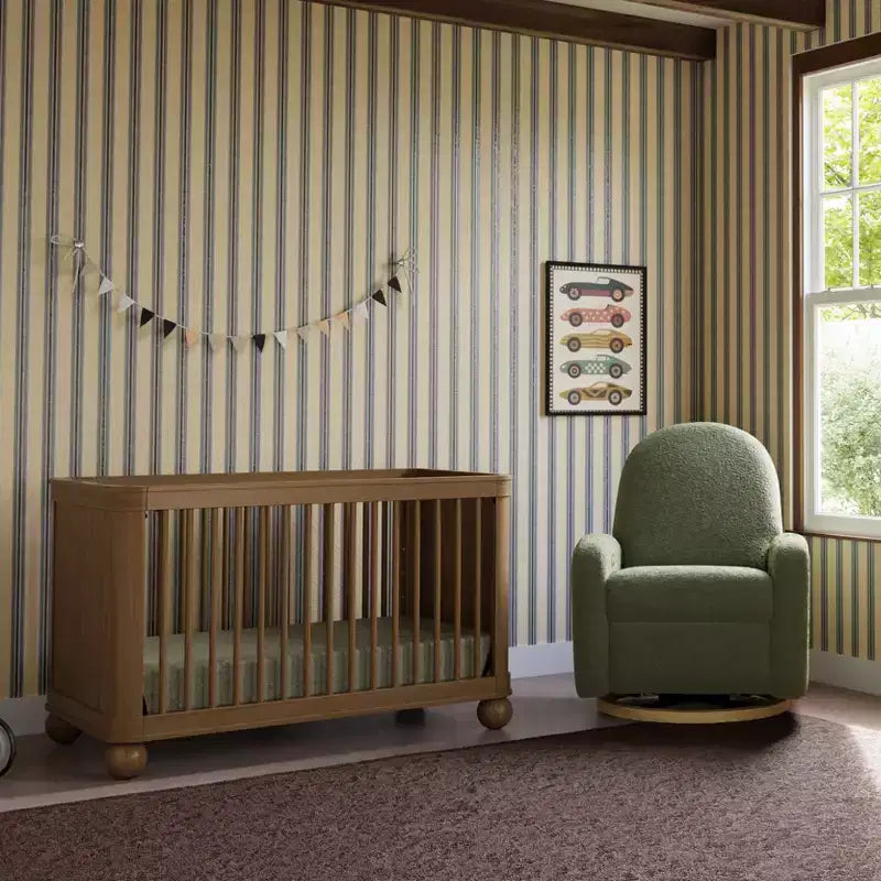 Lit de bébé convertible 3-en-1, bois de pin massif, certifié GREENGUARD Gold