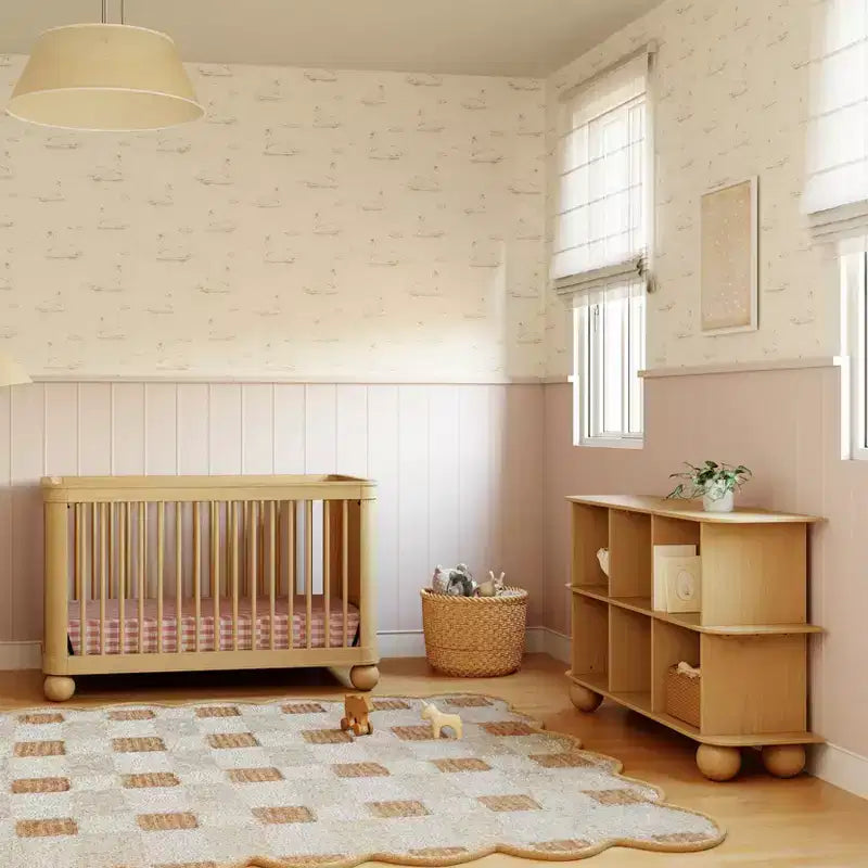 Lit de bébé convertible 3-en-1, bois de pin massif, certifié GREENGUARD Gold
