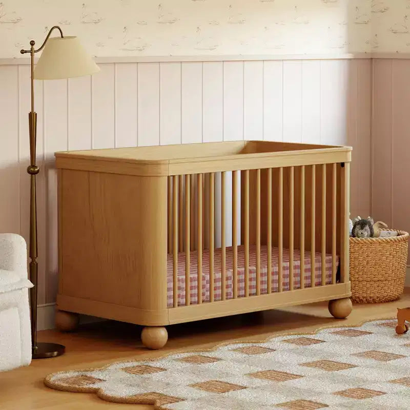 Lit de bébé convertible 3-en-1, bois de pin massif, certifié GREENGUARD Gold