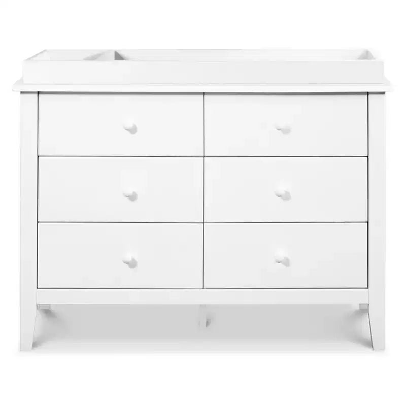 Commode 6 tiroirs pour chambre de bébé, bois de pin massif, certifiée GREENGUARD Gold