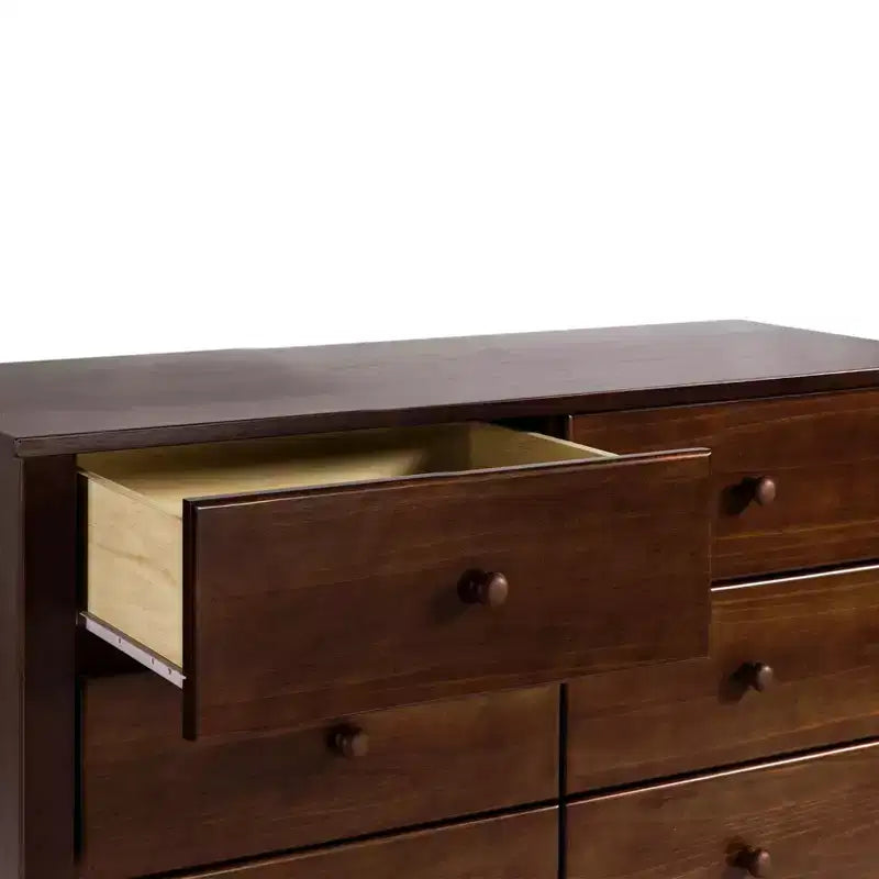 Commode 6 tiroirs pour chambre de bébé, bois de pin massif, certifiée GREENGUARD Gold