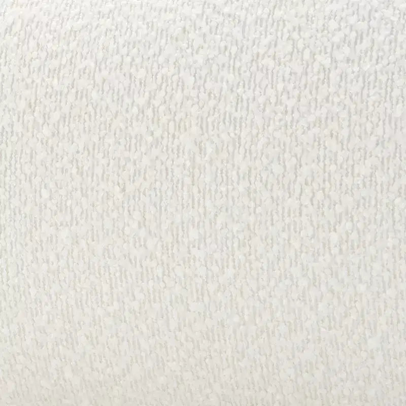 Lit plateforme Queen/King Size, Cadre de lit rembourré en tissu bouclé avec tête de lit incurvée