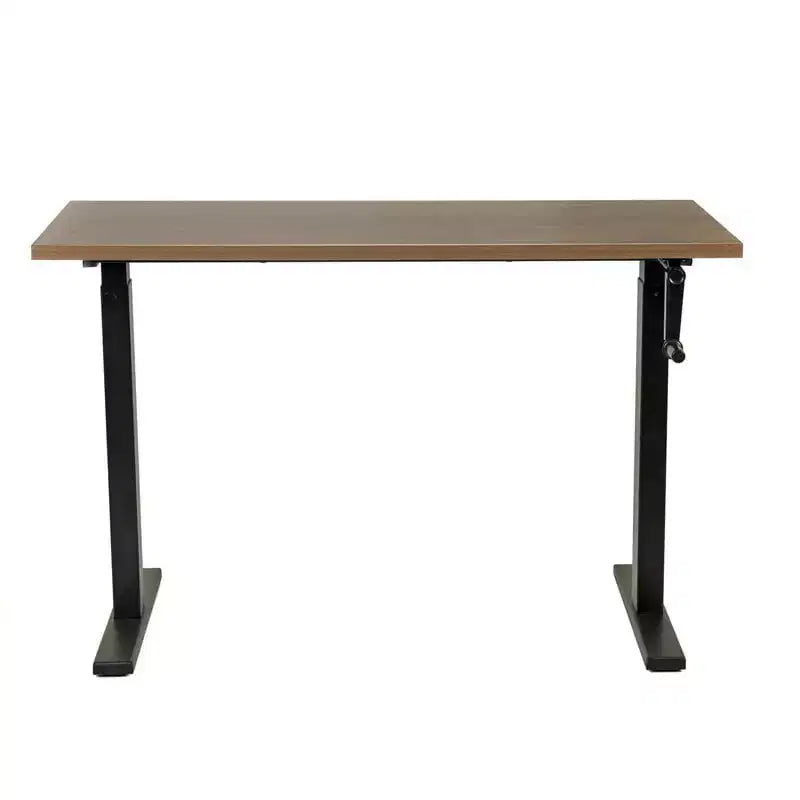 Bureau d'ordinateur en panneau de particules blanc avec étagère de rangement ouverte