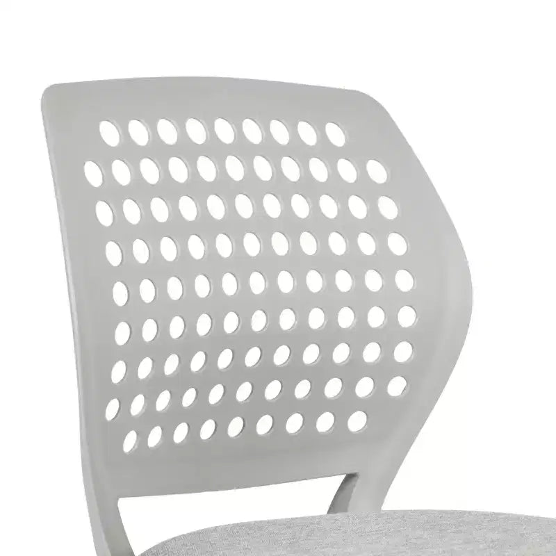Chaise de bureau pivotante réglable pour enfants avec siège rembourré et roulettes