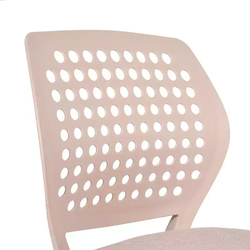 Chaise de bureau pivotante réglable pour enfants avec siège rembourré et roulettes