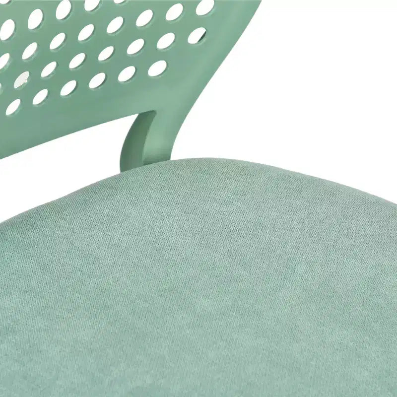 Chaise de bureau pivotante réglable pour enfants avec siège rembourré et roulettes