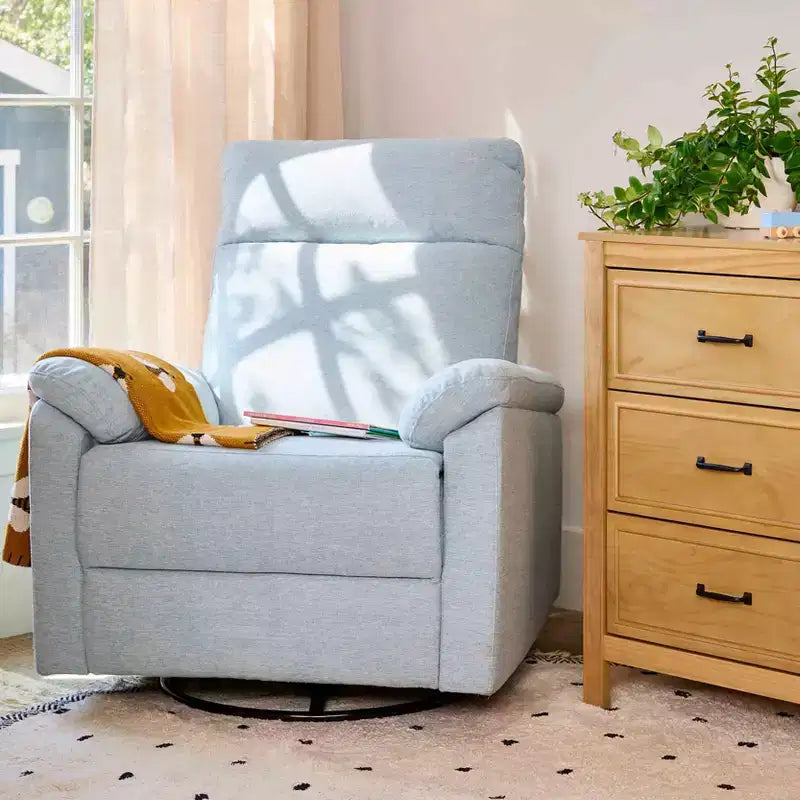 Fauteuil inclinable et planeur pivotant électroniques avec port de chargement USB, certifié GREENGUARD Gold