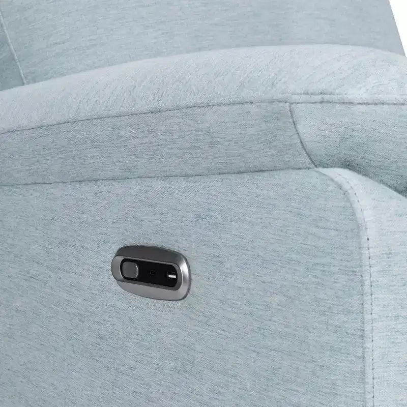 Fauteuil inclinable et planeur pivotant électroniques avec port de chargement USB, certifié GREENGUARD Gold