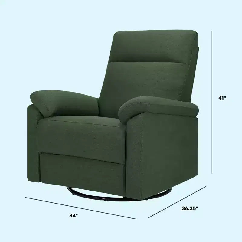 Fauteuil inclinable et planeur pivotant électroniques avec port de chargement USB, certifié GREENGUARD Gold