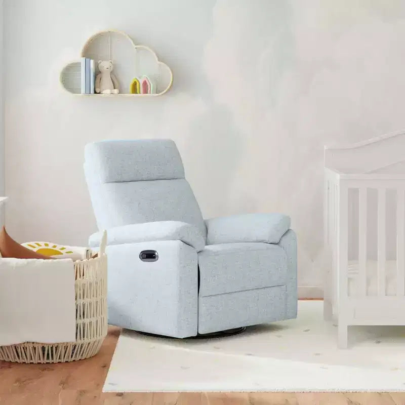 Fauteuil inclinable et planeur pivotant électroniques avec port de chargement USB, certifié GREENGUARD Gold