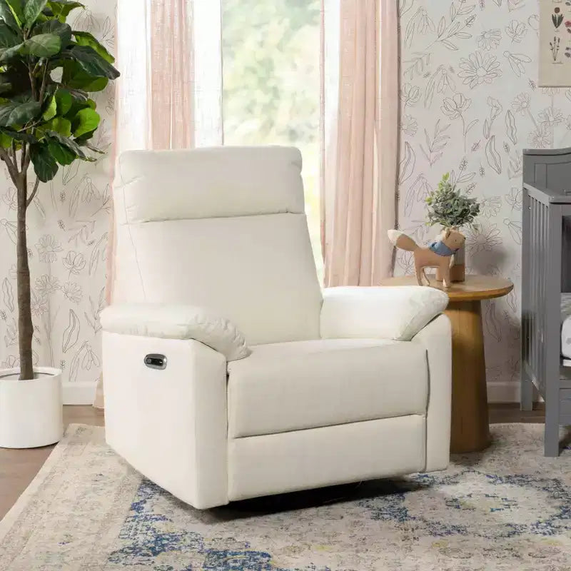 Fauteuil inclinable et planeur pivotant électroniques avec port de chargement USB, certifié GREENGUARD Gold